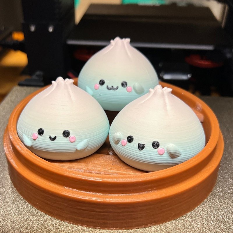 Kawaii Dimsum 3D-printed model