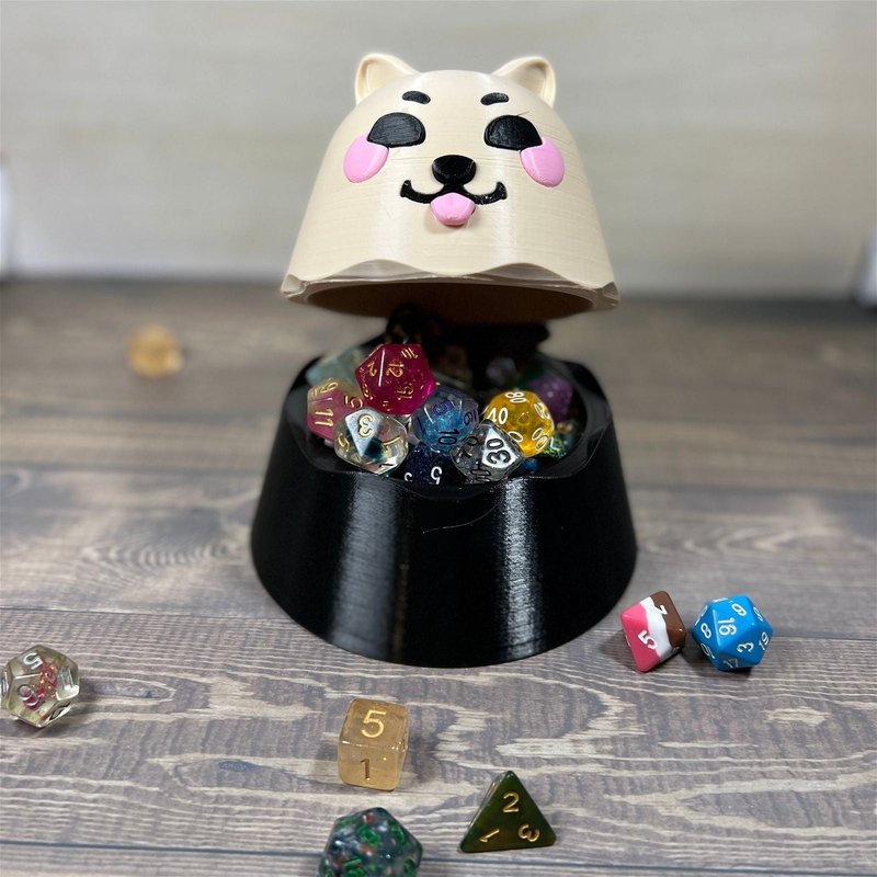 Kawaii Dog Box 3D-printed model