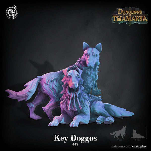 Key Dogs 3D-printed model