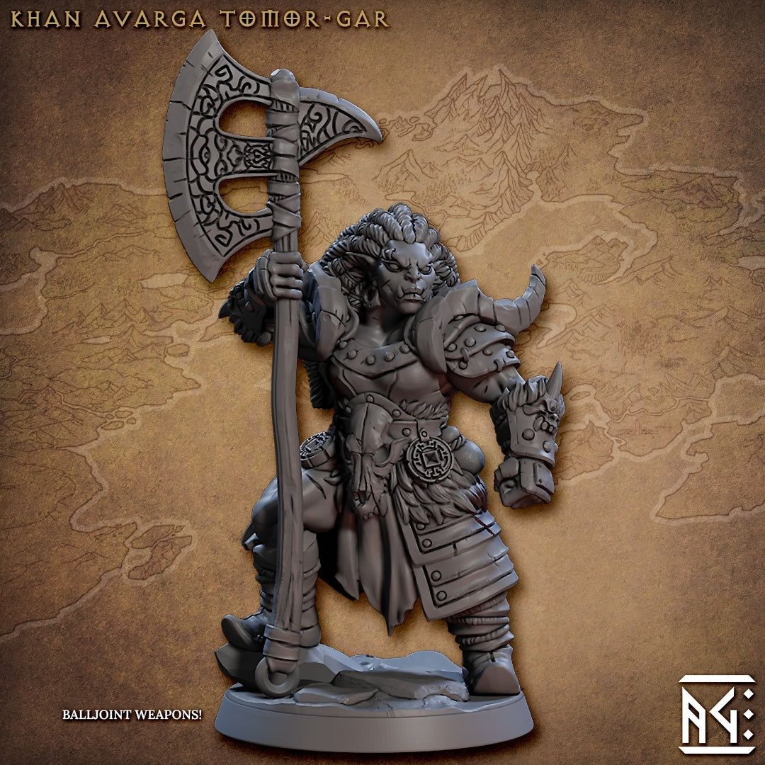 Khan Avarga Tomor-Gar - The Printable Dragon