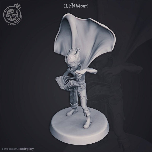 Kid Wizard 3D-printed model