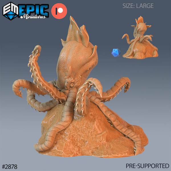 Killer Octopus 3D-printed model