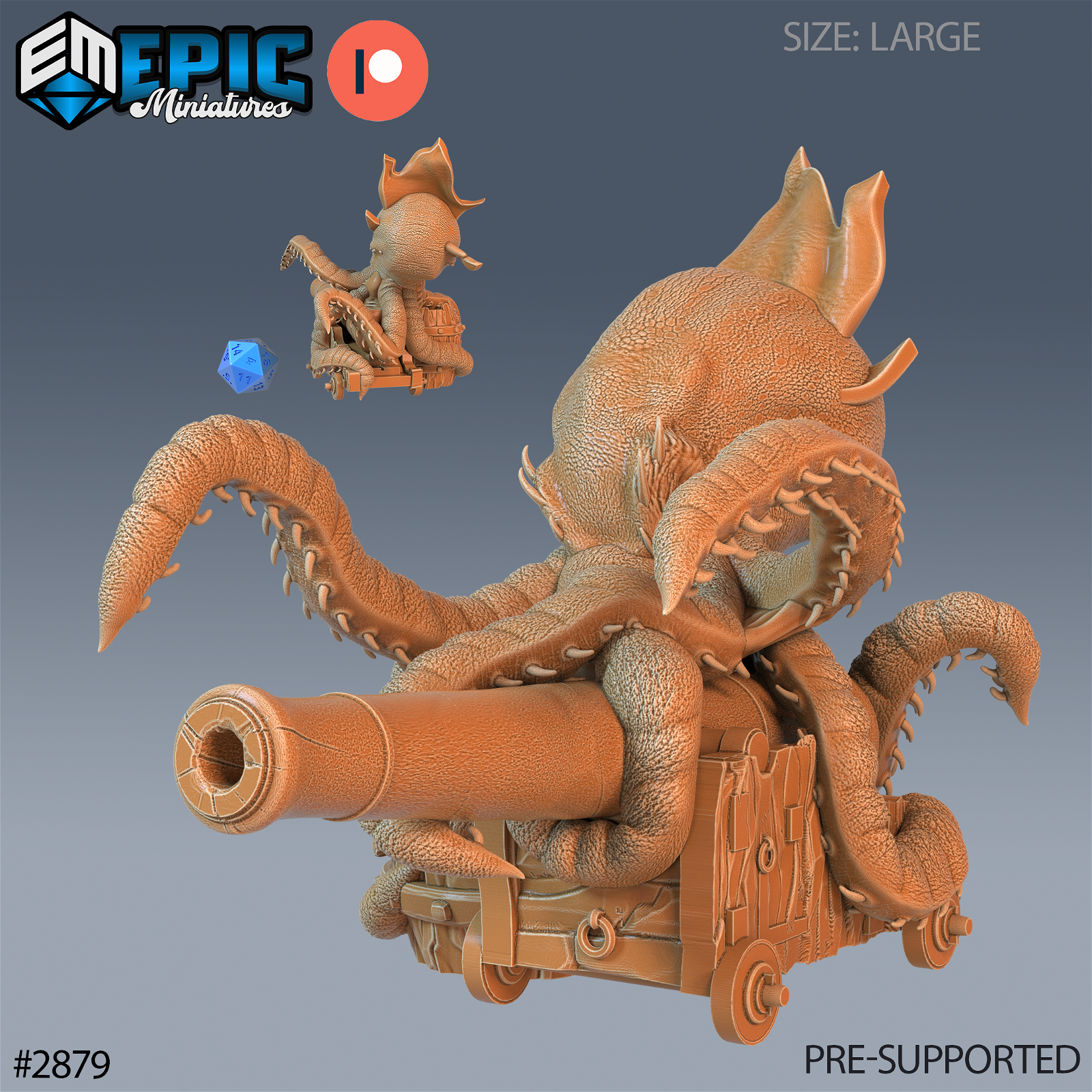 Killer Octopus - The Printable Dragon