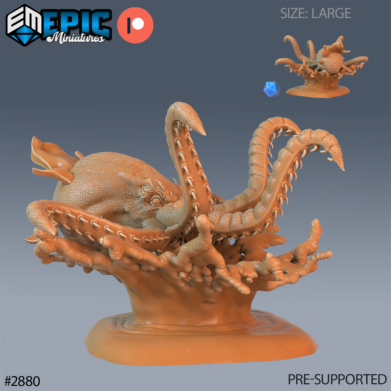 Killer Octopus - The Printable Dragon