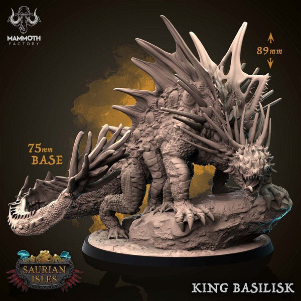 King Basilisk 3D-printed model