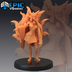 Kitsune 3D-printed model