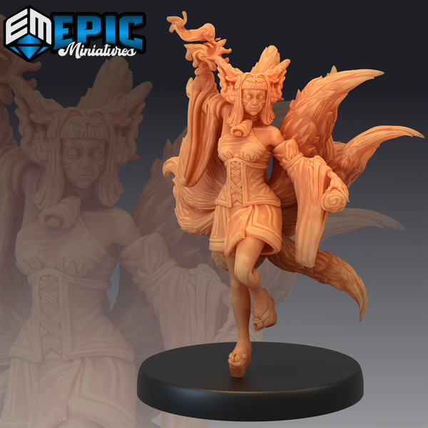 Kitsune 3D-printed model