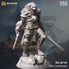 Kiz Ai'er The Lionheart 3D-printed model