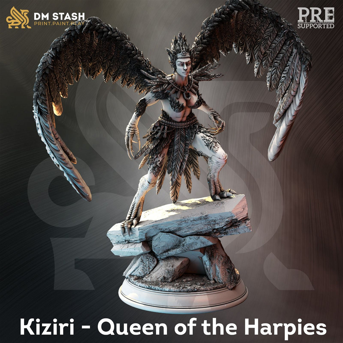 Kiziri - Queen Of The Harpies - The Printable Dragon