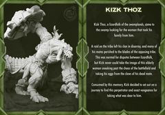 Kizk Thoz The Lizardfolk - The Printable Dragon