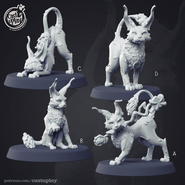 Kneazle 3D-printed model