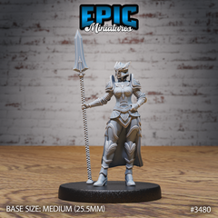 Knight Lady Gisella 3D-printed model