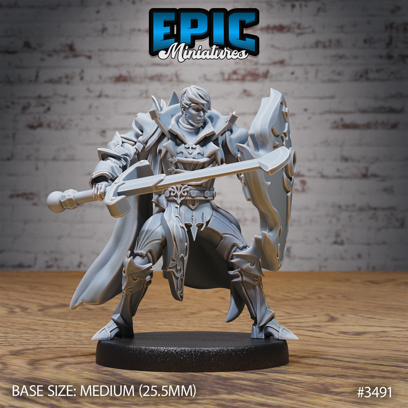 Knight Sir Lancelot 3D-printed model