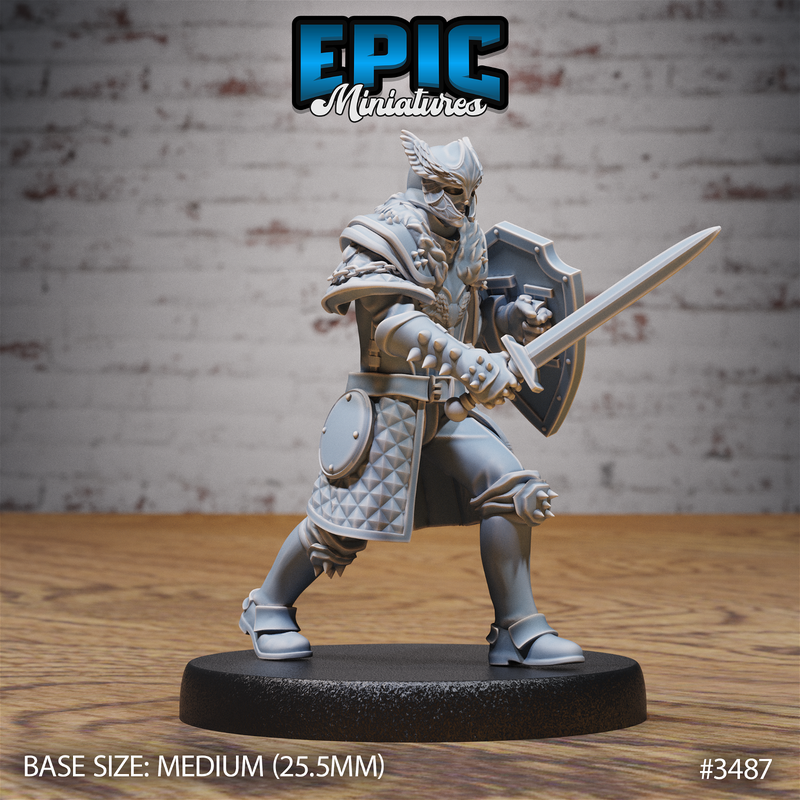 Knight Sir Rollant 3D-printed model