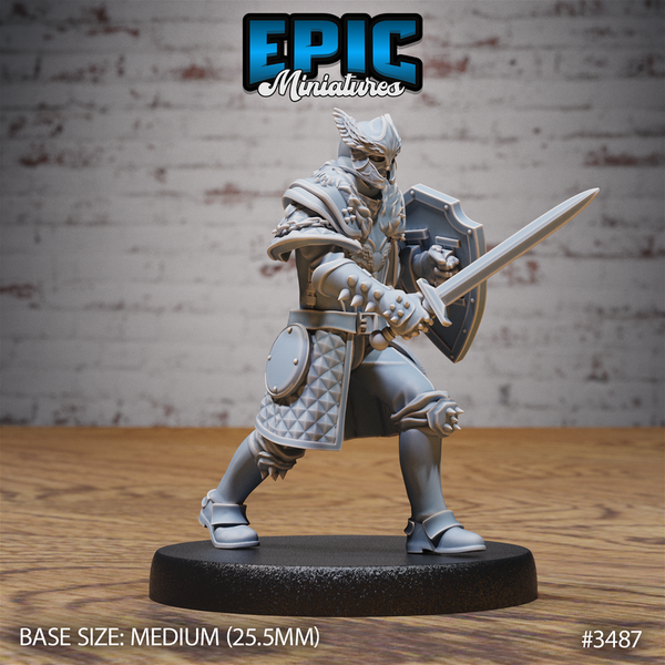 Knight Sir Rollant 3D-printed model