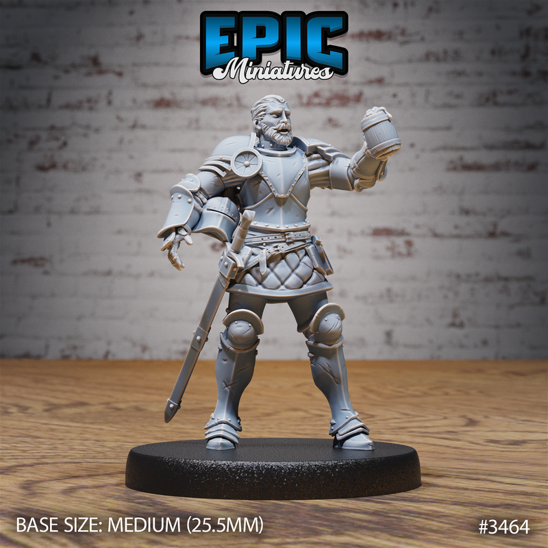 Knight Sir Tristan 3D-printed model
