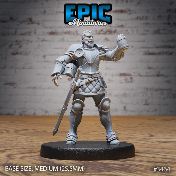 Knight Sir Tristan 3D-printed model