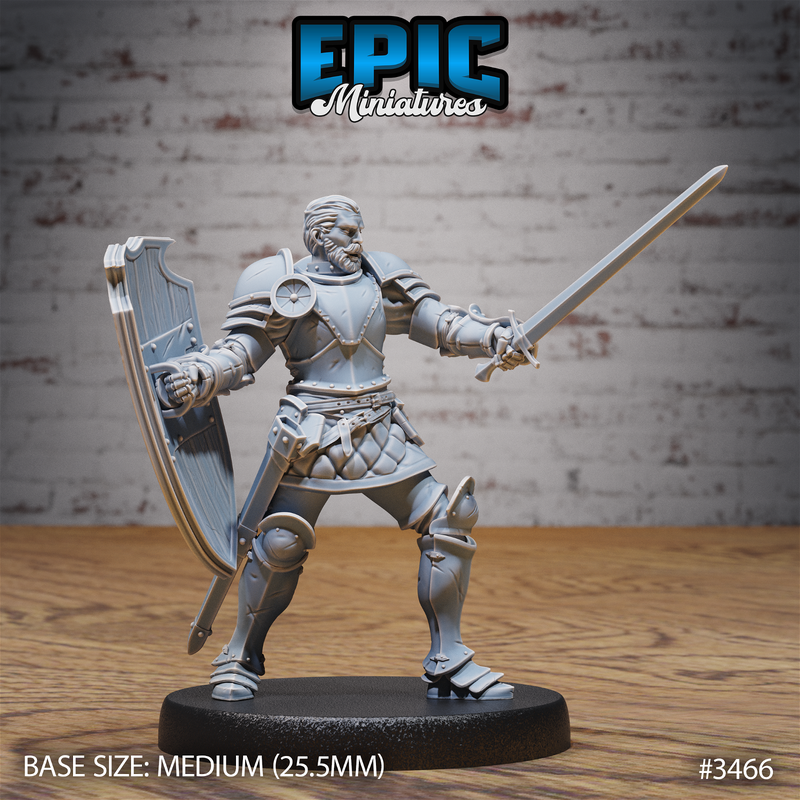 Knight Sir Tristan 3D-printed model
