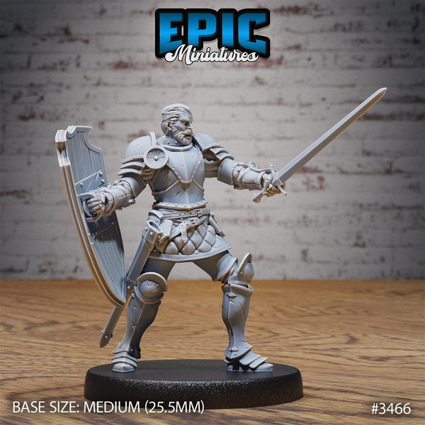 Knight Sir Tristan 3D-printed model