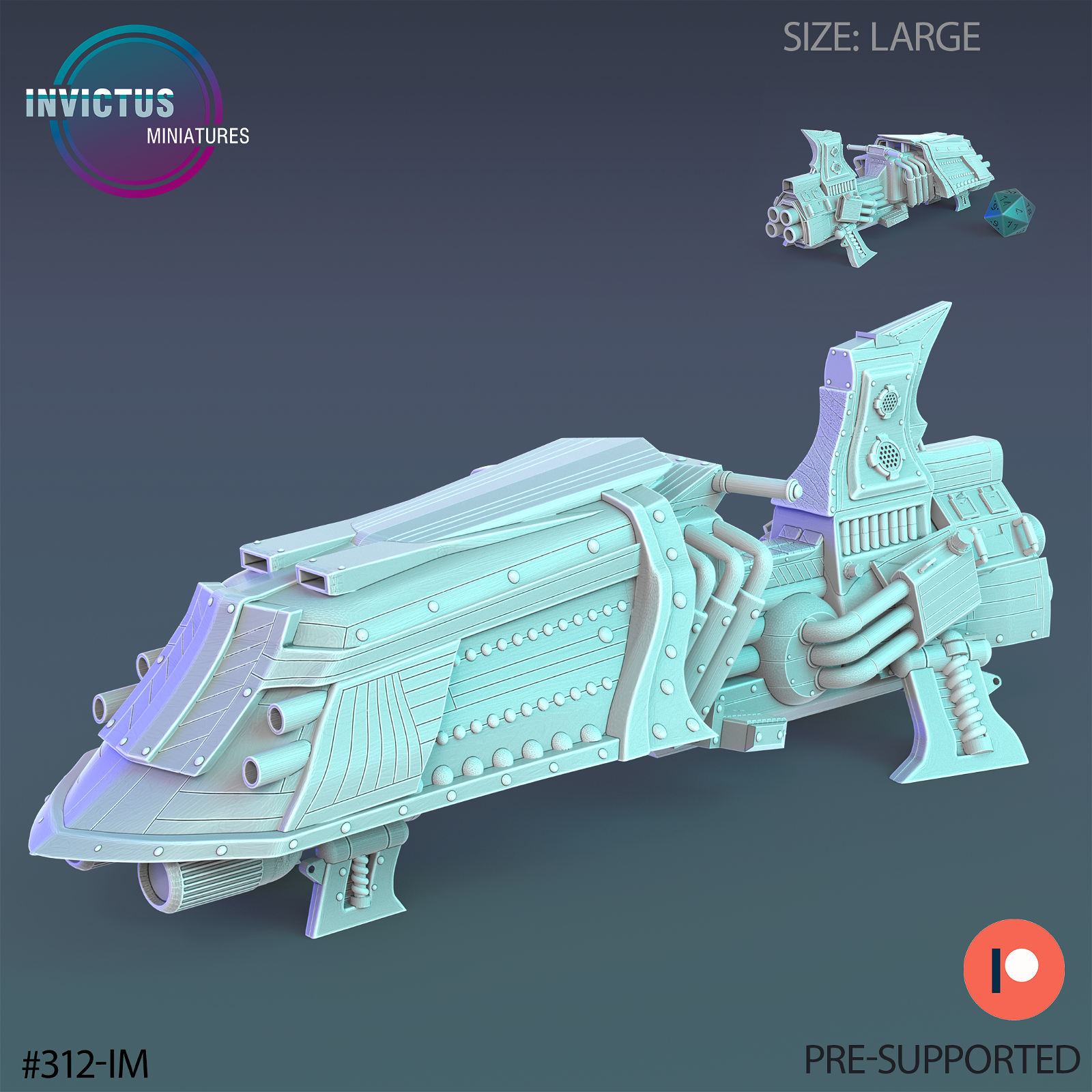 Knights Hoverbike - The Printable Dragon