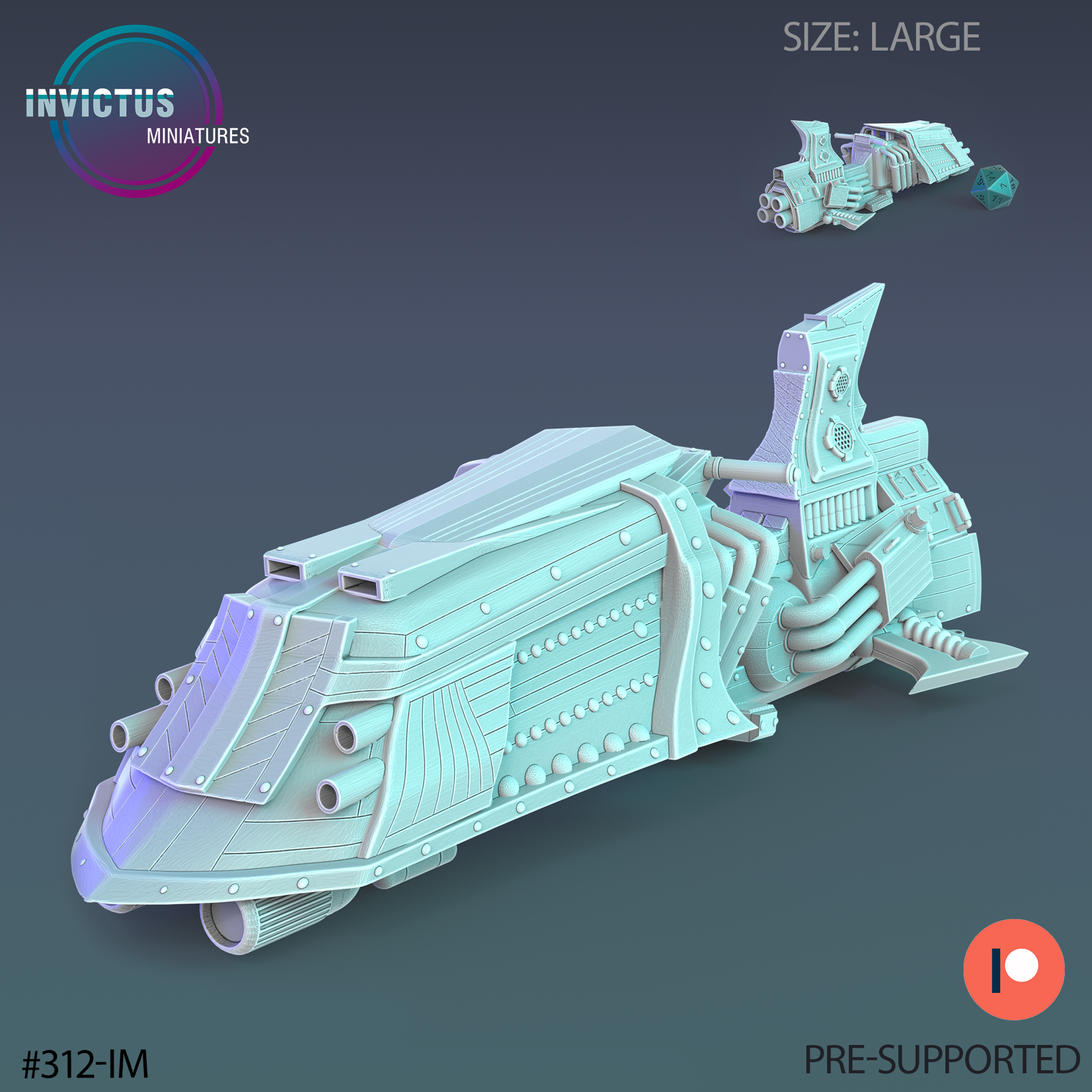 Knights Hoverbike - The Printable Dragon