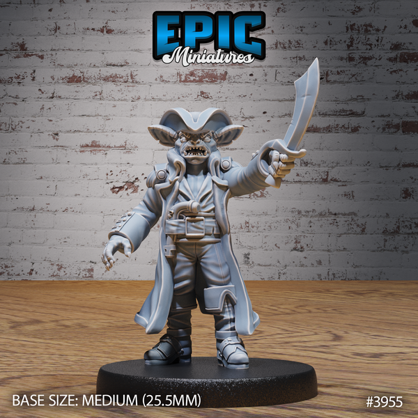 Kobold Pirate - The Printable Dragon