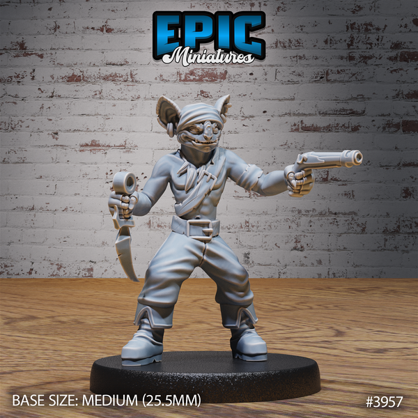 Kobold Pirate - The Printable Dragon