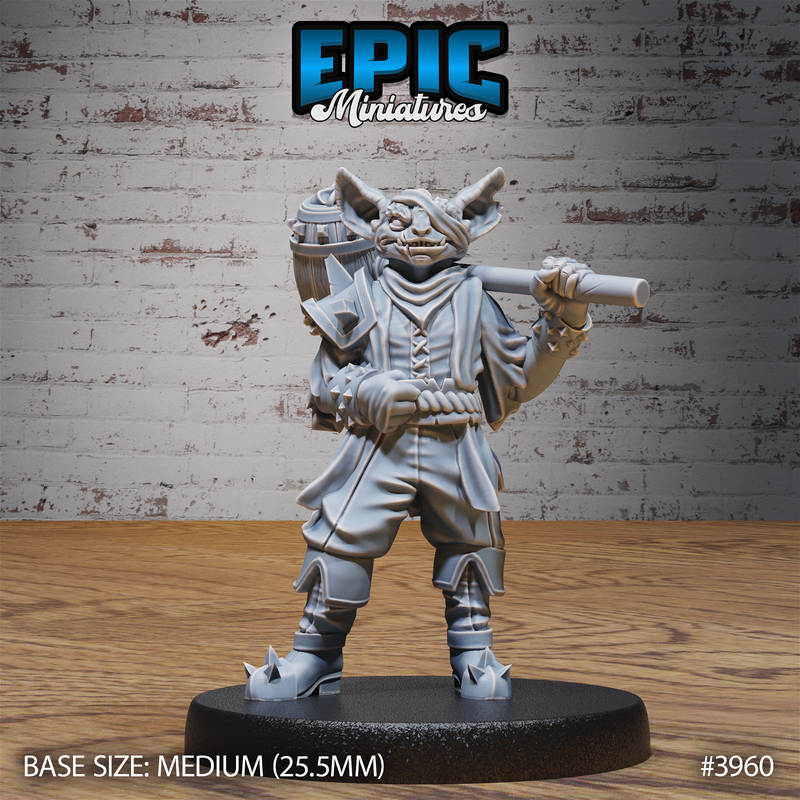 Kobold Pirate 3D-printed model