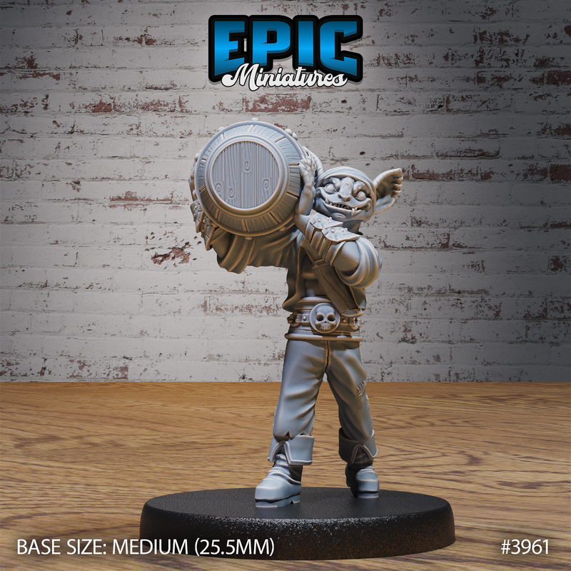 Kobold Pirate 3D-printed model