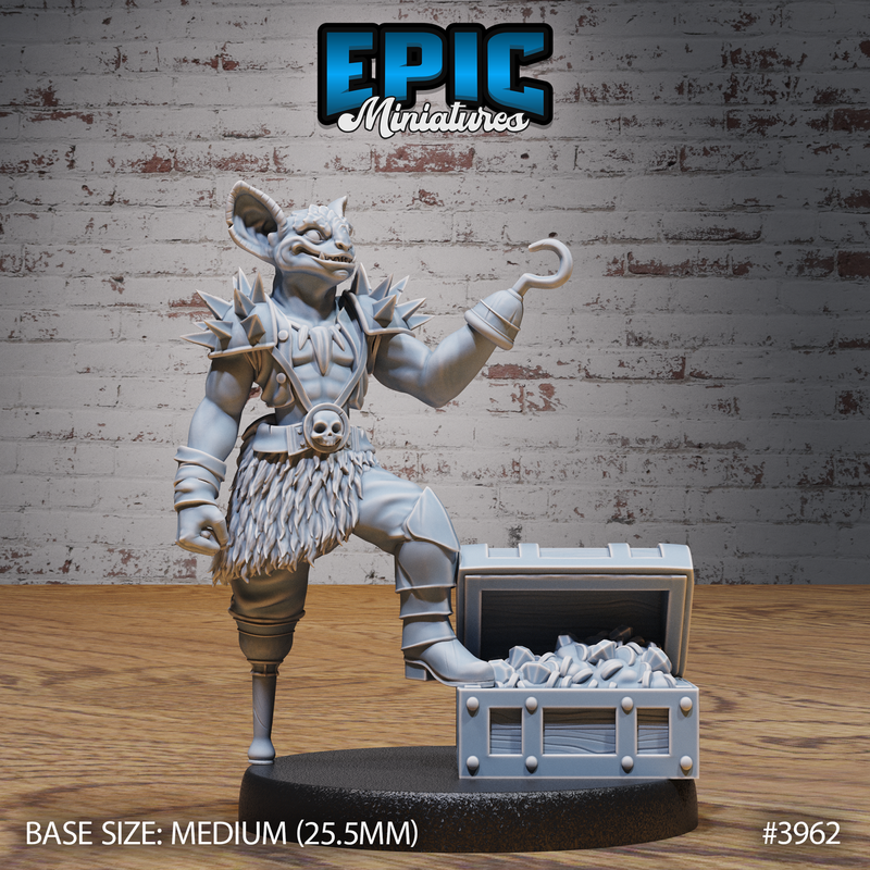 Kobold Pirate 3D-printed model