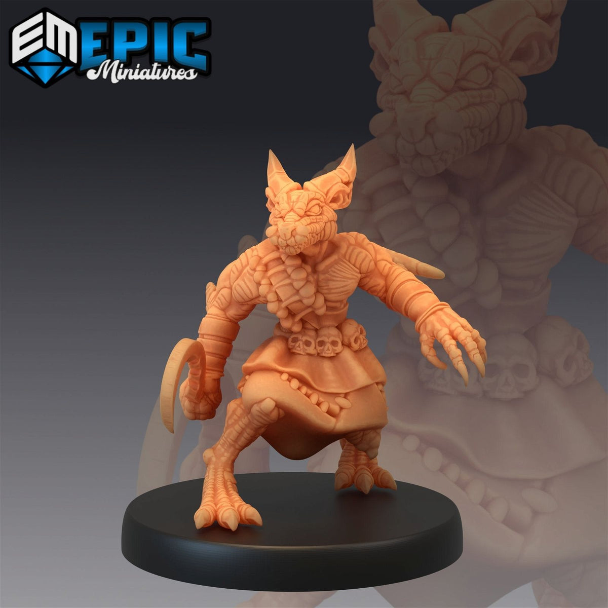 Kobold Warrior Sickle - The Printable Dragon