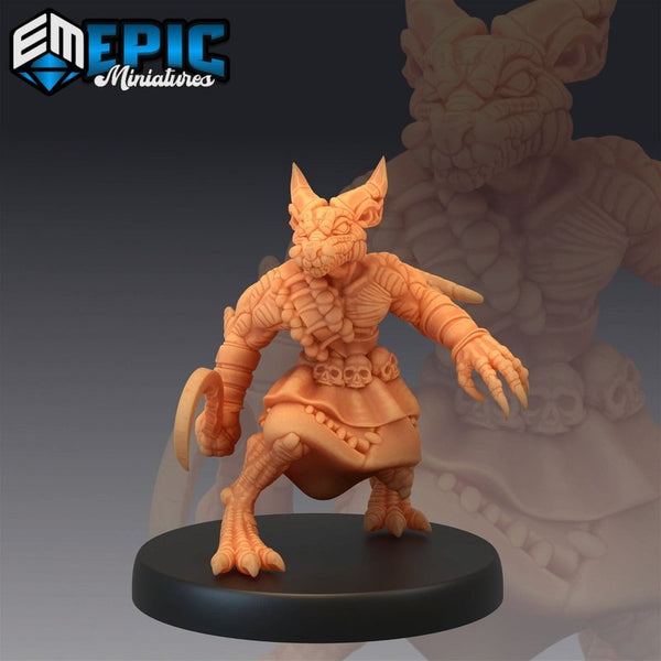 Kobold Warrior Sickle 3D-printed model