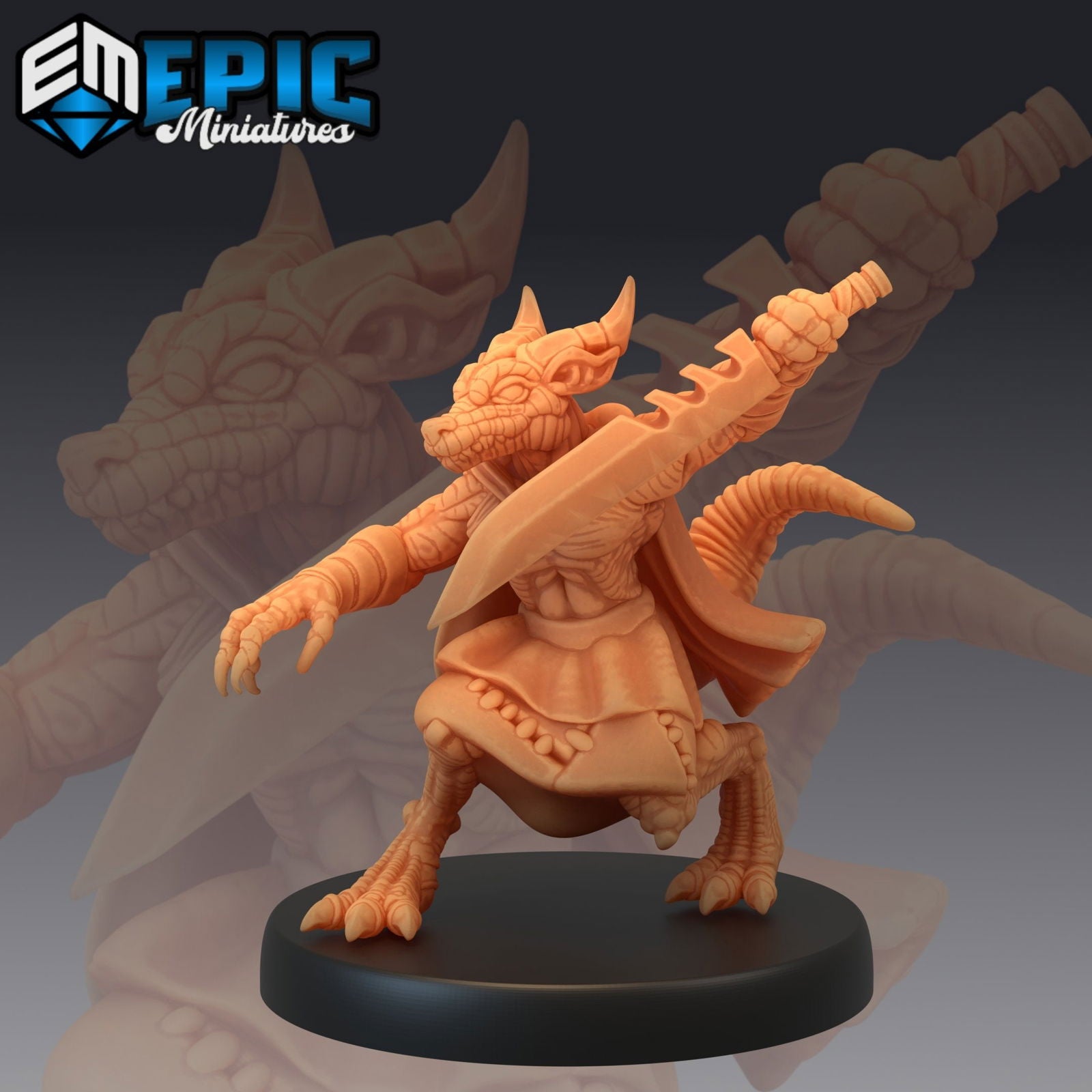 Kobold Warrior Sword - The Printable Dragon