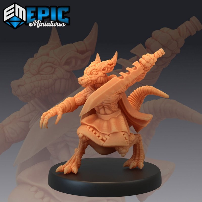 Kobold Warrior Sword 3D-printed model