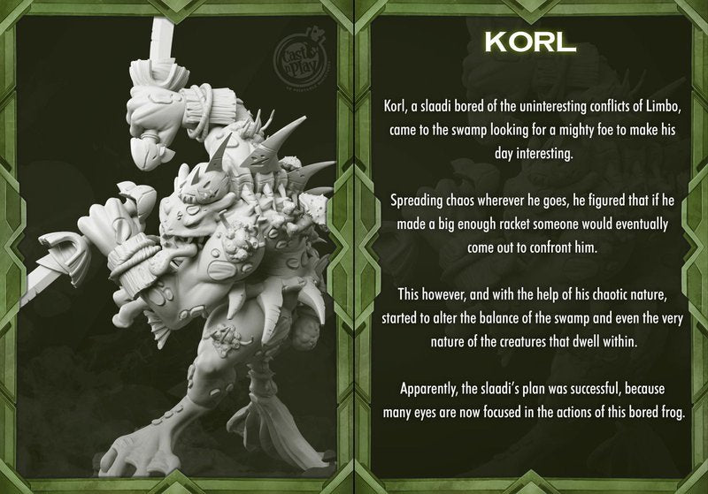 Korl 3D-printed model