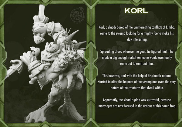 Korl 3D-printed model