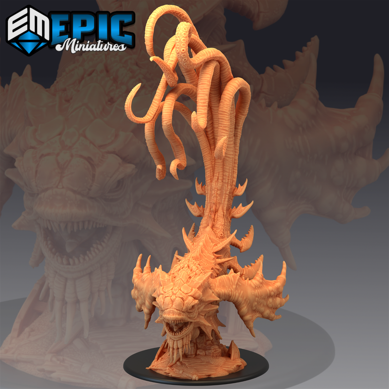 Kraken 3D-printed model