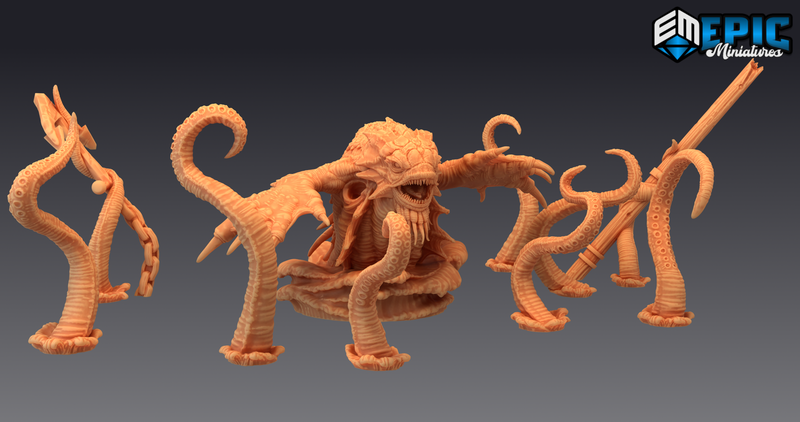 Kraken 3D-printed model
