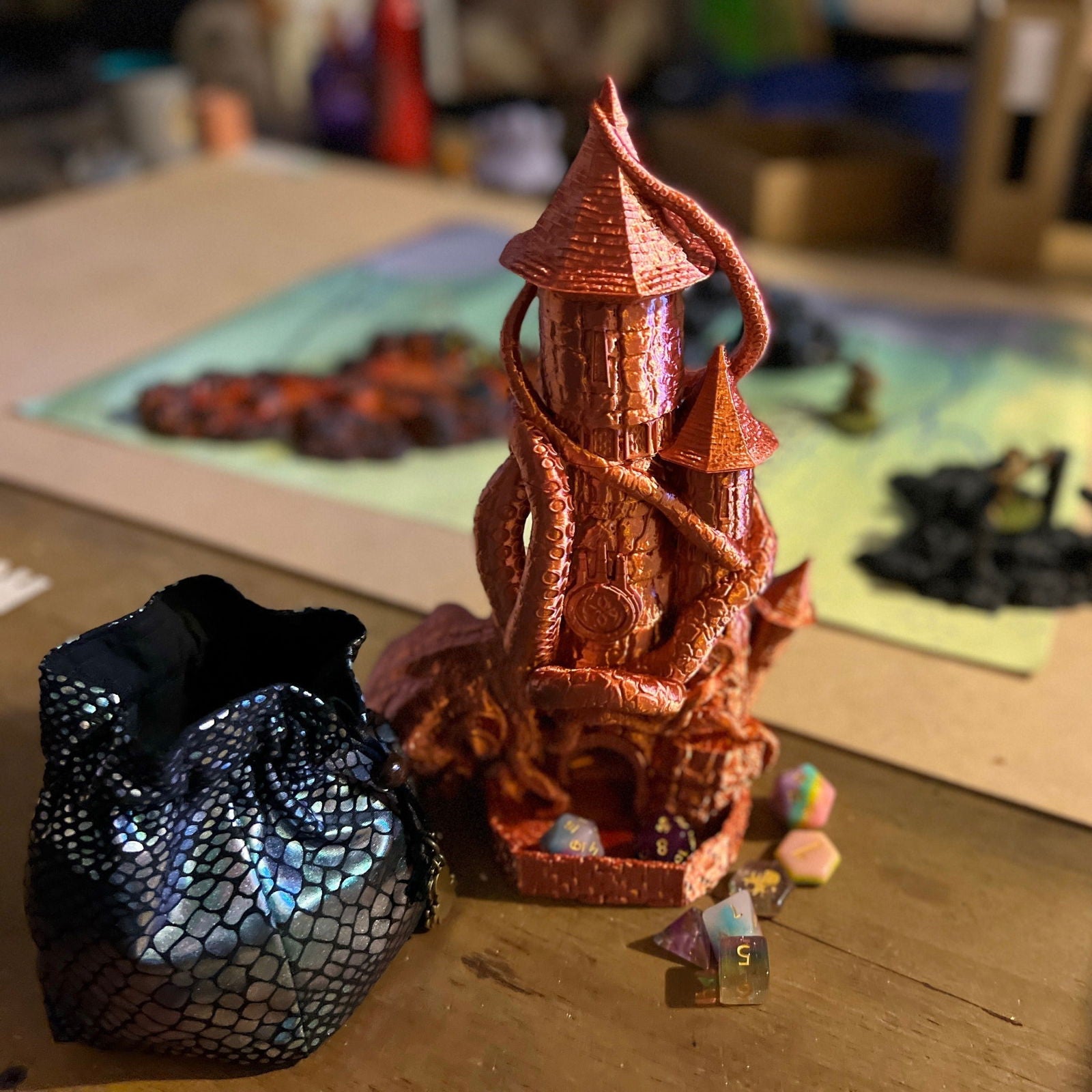 Kraken Dice Tower - The Printable Dragon