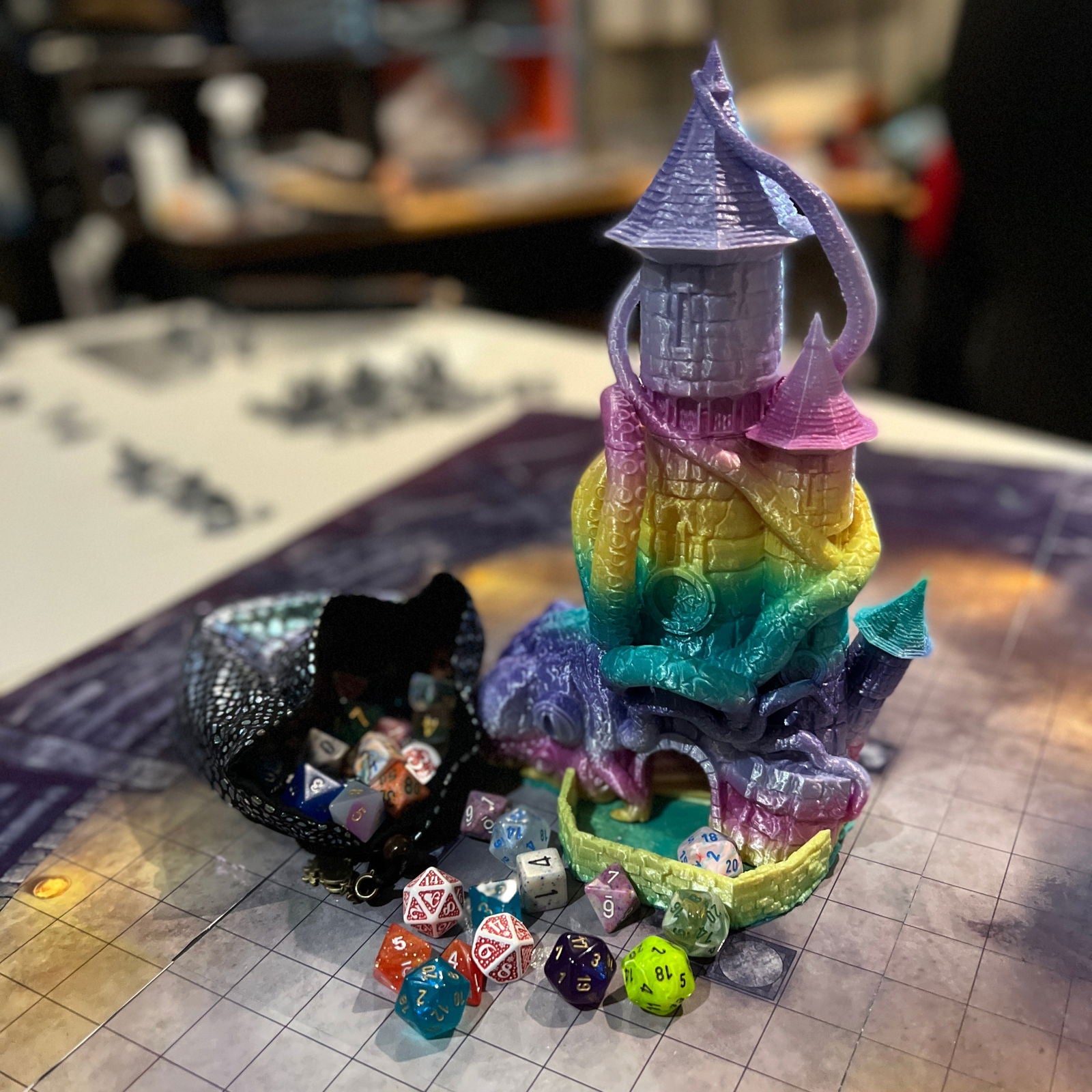 Kraken Dice Tower - The Printable Dragon