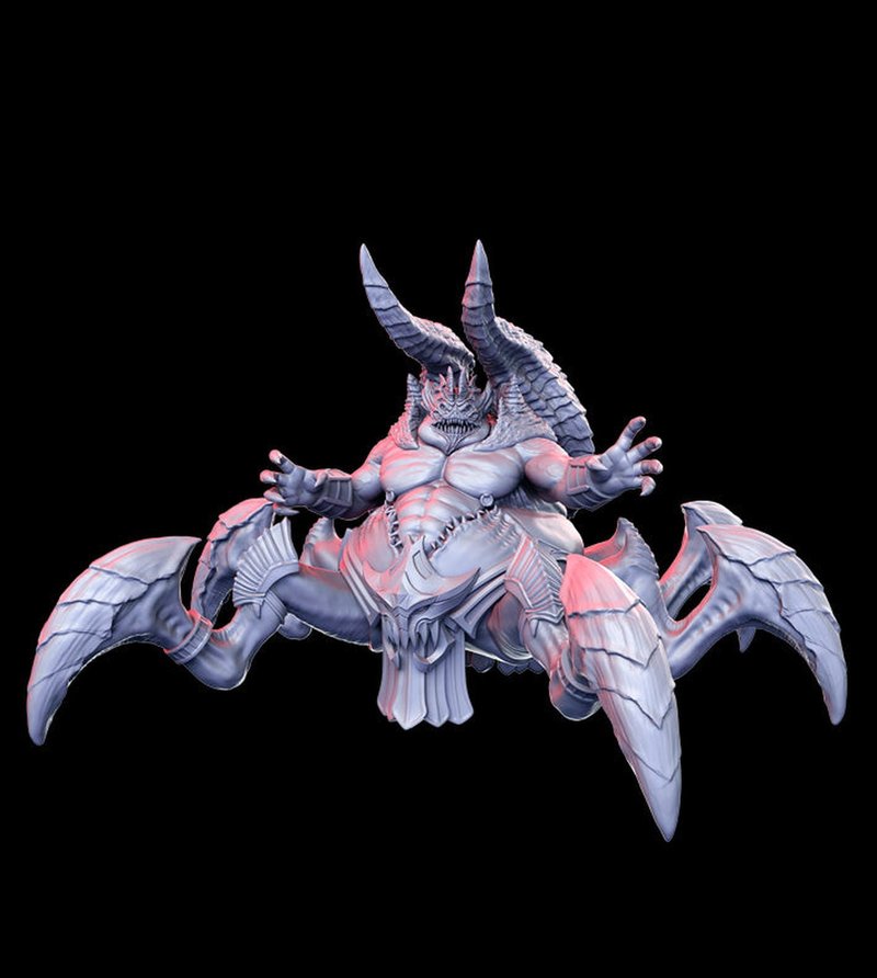Krilganath The Sea Demon 3D-printed model