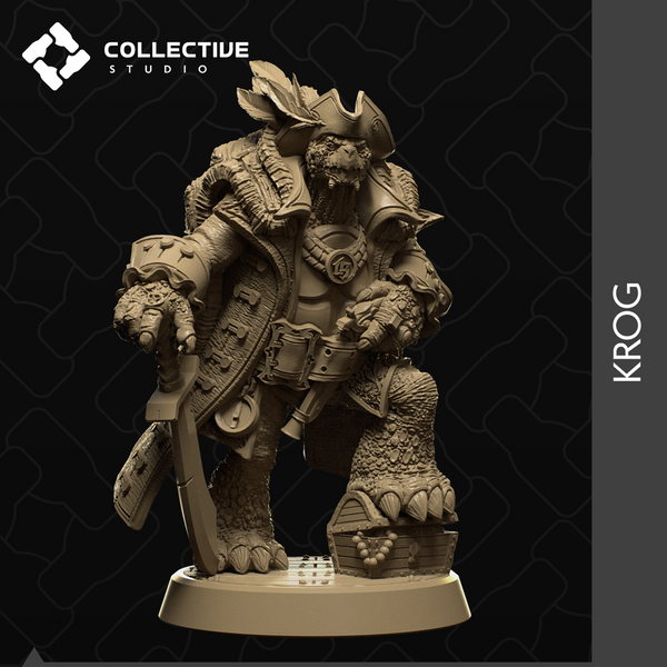 Krog 3D-printed model
