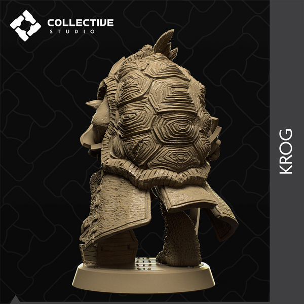 Krog 3D-printed model