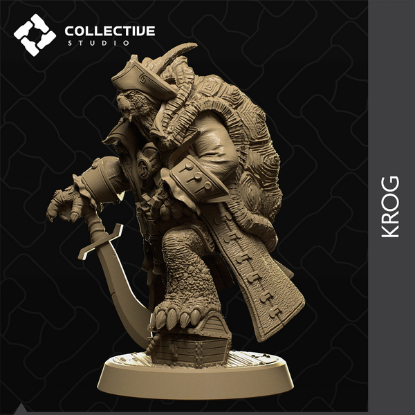 Krog 3D-printed model