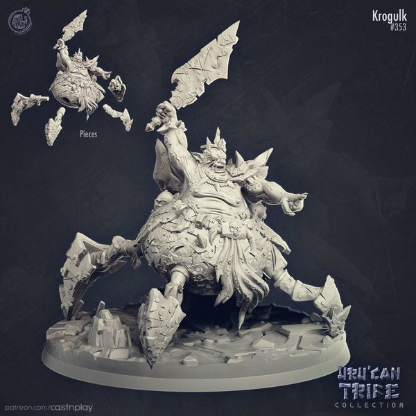 Krogulk 3D-printed model