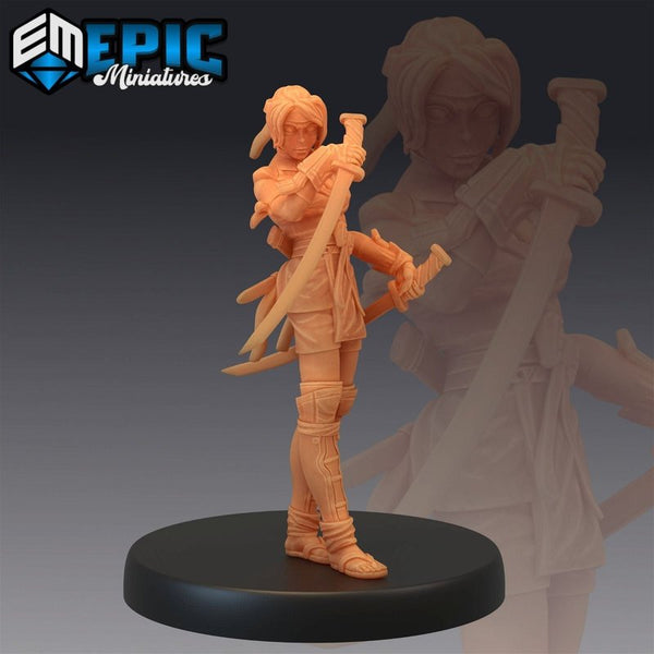 Kunoichi 3D-printed model