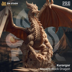 Kurorgor - Ancient Black Dragon 3D-printed model