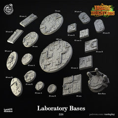 Laboratory Bases 3D-printed model