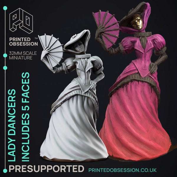 Lady Dancers 3D-printed model