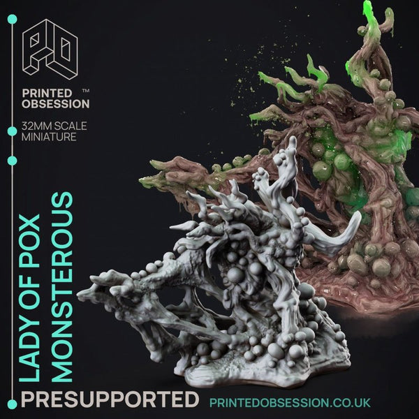 Lady Of Pox Monstrous 3D-printed model